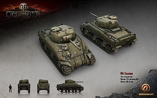 World of Tanks game application screenshot, World of Tanks, tank, wargaming, M4 Sherman