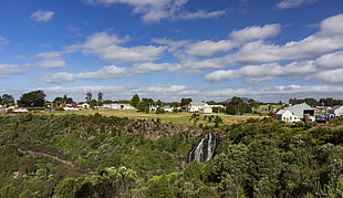landscape photo from bird's eye view, waratah, tasmania