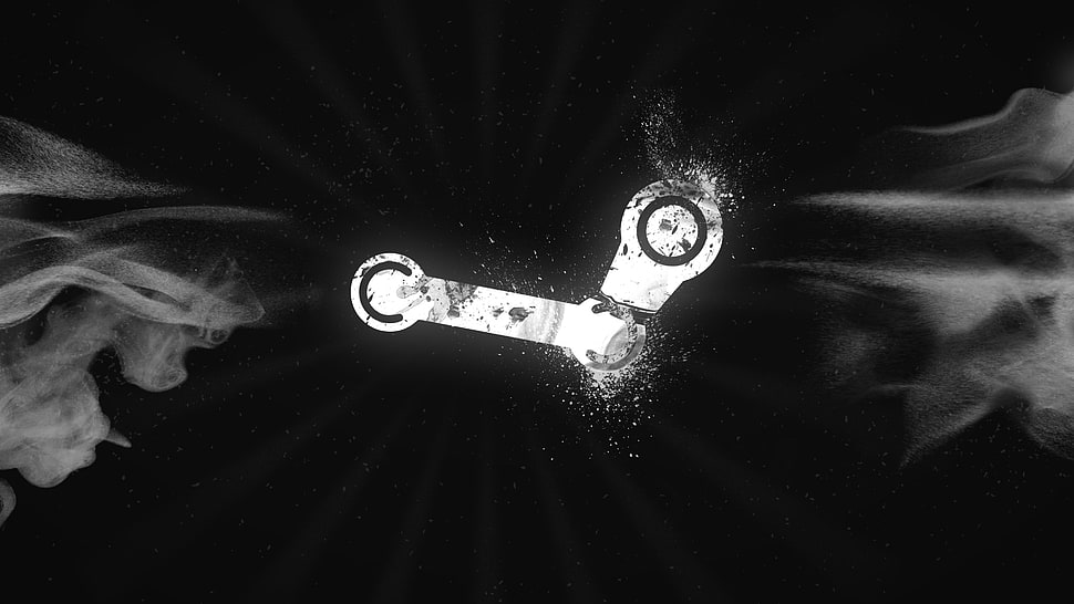 Steam Application logo HD wallpaper