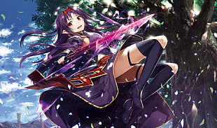 female anime character, anime, Sword Art Online