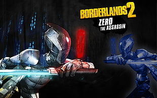 Borderlands 2 Zero The Assassin digital wallpaper, Borderlands, Borderlands 2, video games HD wallpaper