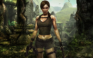 Tomb Raider Lara Croft digital wallpaper, Tomb Raider, video games, Lara Croft, Tomb Raider: Underworld