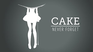Cake never forget text, Mahou Shoujo Madoka Magica, Tomoe Mami HD wallpaper