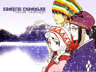 Samurai Chamoloo Snow Samurai, Samurai Champloo, winter HD wallpaper