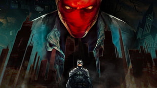 Batman illustration, Batman, Red Hood, fantasy art HD wallpaper