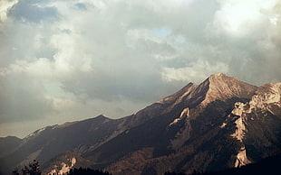 brown mountain, nature, mountains HD wallpaper