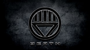 black Death logo, Green Lantern, DC Comics, logo