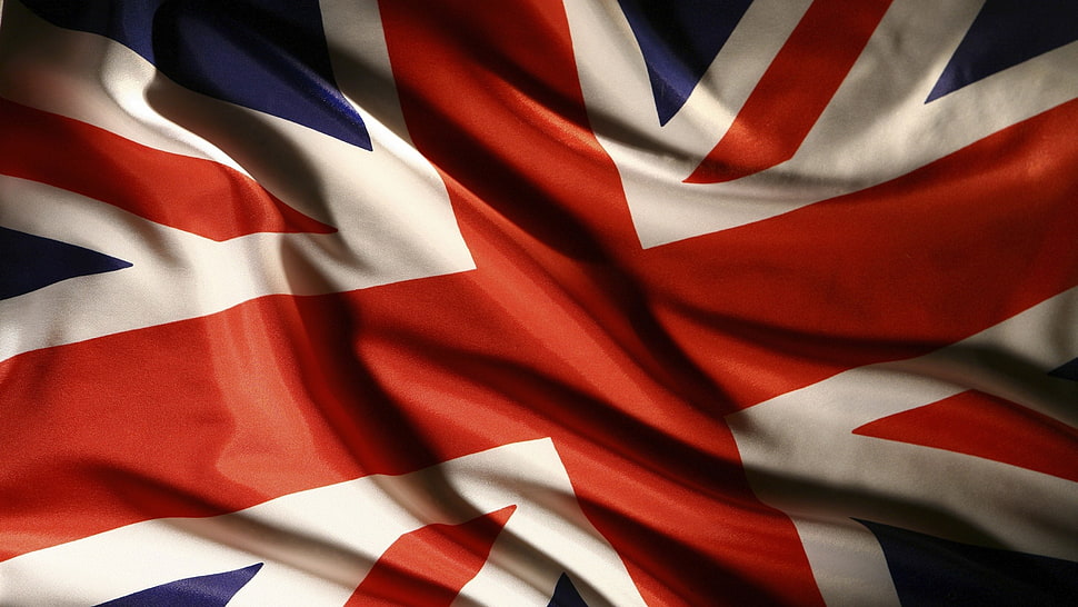 red and white striped textile, flag, Union Jack HD wallpaper