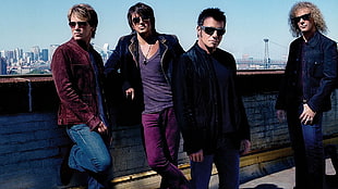 Bon Jovi standing during daytime