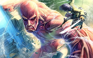Attack on Titans poster HD wallpaper