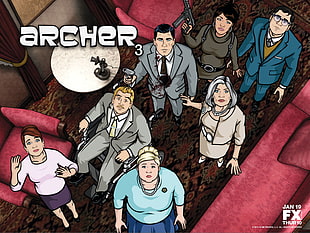 Archer 3 animated characters