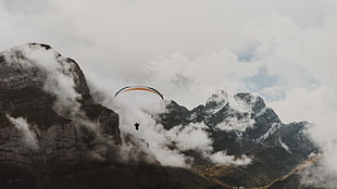 paragliding, Paraglider, Parachute, Flying