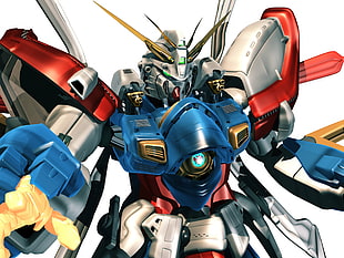 Gundam character illustration, mech, Gundam, robot