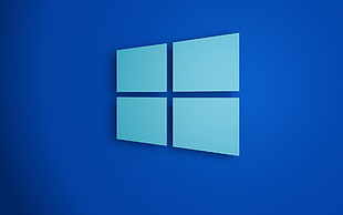 Windows logo, Windows 8, Windows 10, blue, logo
