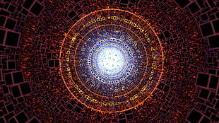 black and red abstract photo