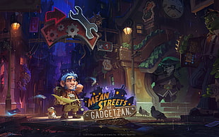 Mean Streets of Gadgetzan poster, Hearthstone: Heroes of Warcraft, Mean Streets Gadgetzan