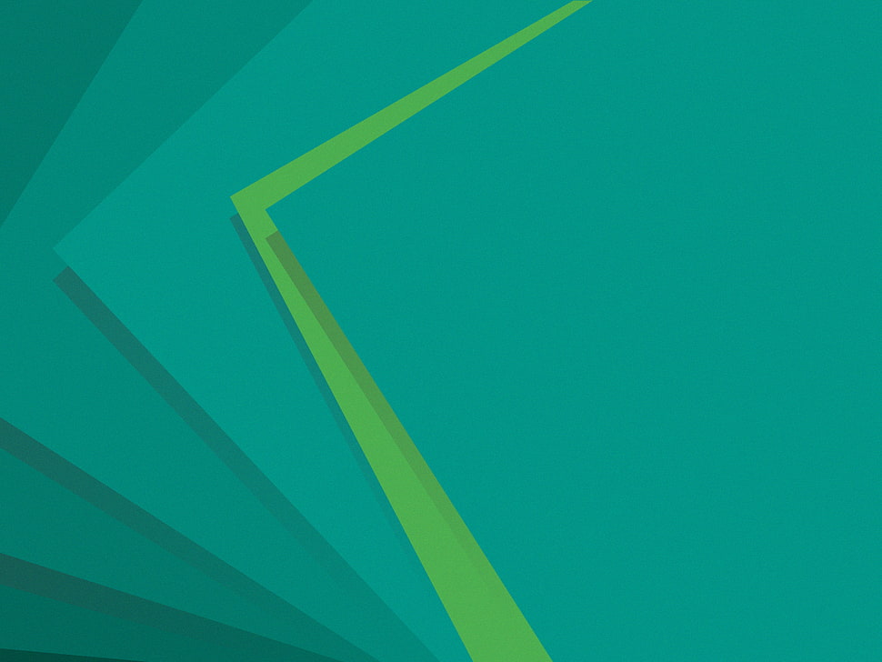 blue and green digital wallpaper, material style, Android L HD wallpaper