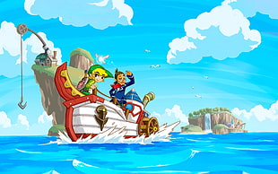 The Legend of Zelda Link illustration, The Legend of Zelda, Link, video games, Nintendo DS