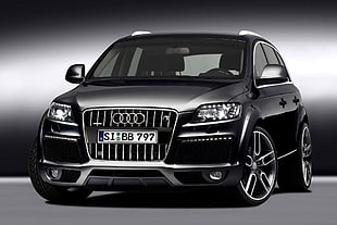 black Audi SUV