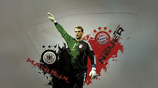 soccer athlete digital wallpaper, Manuel Neuer, soccer, Bundesliga, Bayern Munich