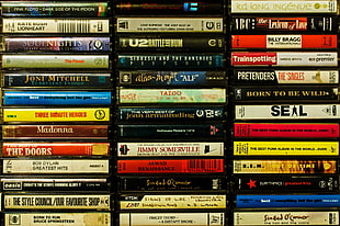 assorted cassette cases HD wallpaper