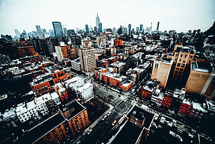 New York high-rise buildings, Manhattan, architecture, New York City HD wallpaper
