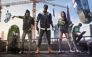 Watch Dogs digital wallpaper, Upcoming Games, Watch_Dogs 2, hackers, hacking