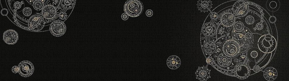 black and gray textile, abstract, multiple display HD wallpaper