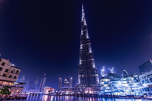 burj khalifa Dubai landscape photography HD wallpaper