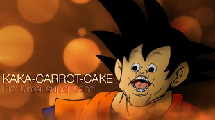 Son Goku illustration, Dragon Ball Z, parody