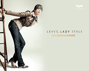 Levi's Lady Style poster HD wallpaper