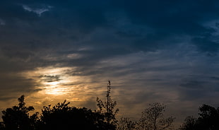 sunset scenery, sunset, sky HD wallpaper