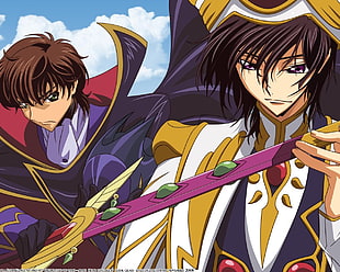 Lelouch V Britania digital wallpaper