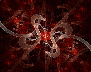 red, whtie and black abstract wallpaper