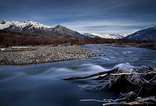 photo of river and mountains, drac river