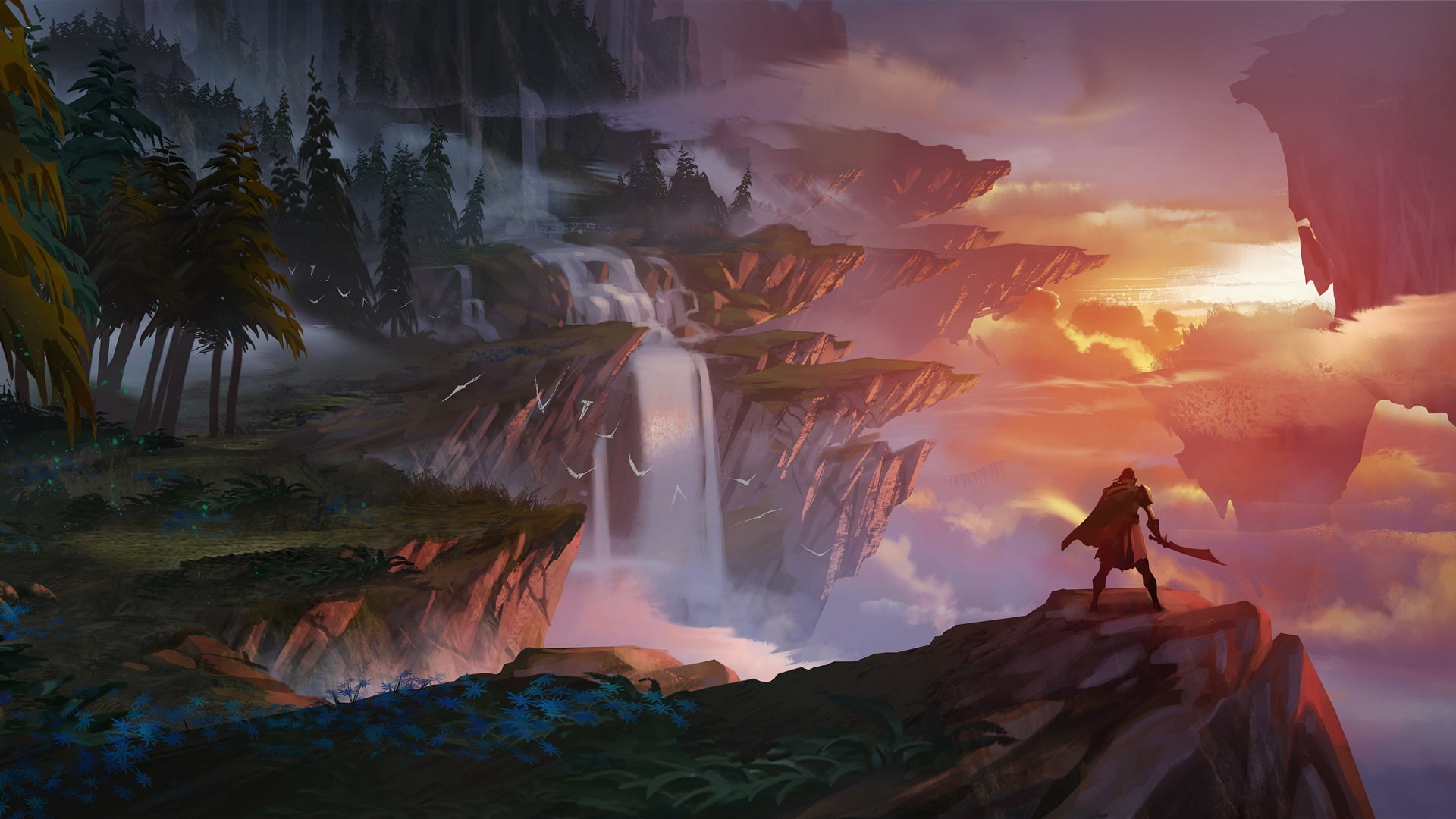 Destiny Game Poster Video Games Landscape Dauntless Videogame Trees Hd Wallpaper Wallpaper Flare