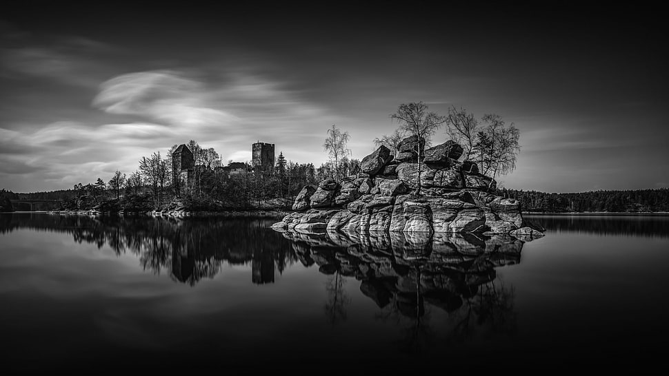 gray castle, architecture, castle, ancient, tower HD wallpaper