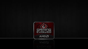 gaming evolved AMD logo, AMD, logo HD wallpaper