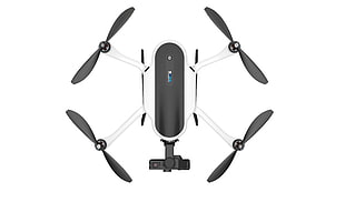 black and white drone camera