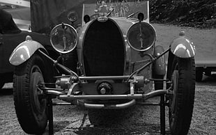 black and gray car engine, Bugatti, car