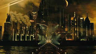 brown and black bridge, movies, Blade Runner