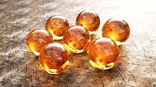 photographed of the seven dragon balls