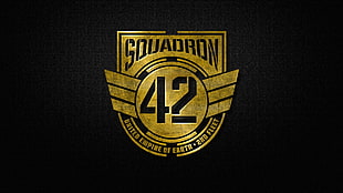 Squadron logo, space, spaceship, Star Citizen, Squadron 42 HD wallpaper