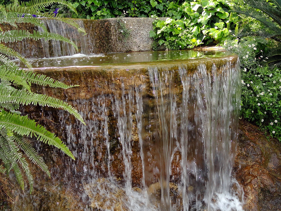 water falls HD wallpaper