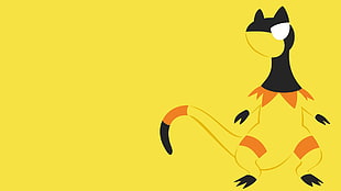 yellow and black bird illustration, Pokémon, video games