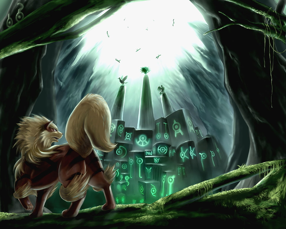 brown animal wallpaper, Pokémon HD wallpaper