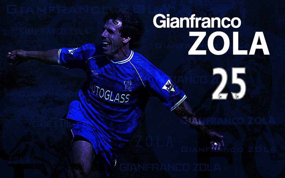 Gianfranco Zola 25, Chelsea FC, gianfranco zola, soccer HD wallpaper