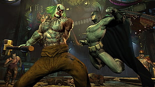 Joker and Batman digital wallpaper, Batman, Joker, Batman: Arkham City, video games HD wallpaper