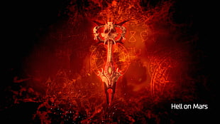 Hell on Mars digital wallpaper, Doom 4, Doom (game)