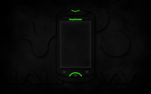 black Sony Ericsson smartphone